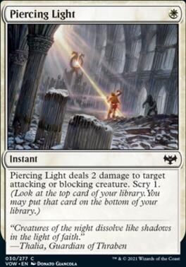 Piercing Light - Artist Proof - Innistrad - Crimson Vow