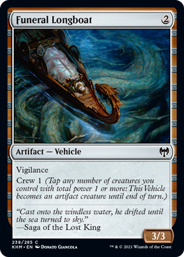 Funeral Longboat- Artist Proof - Kaldheim