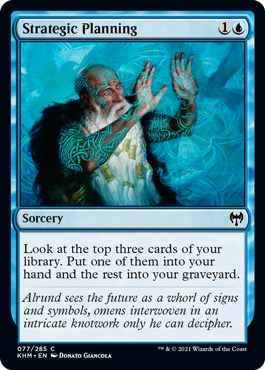 Strategic Planning - Artist Proof - Kaldheim Commander