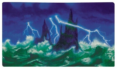 Urza&#39;s Saga Island - Lightning - Playmat