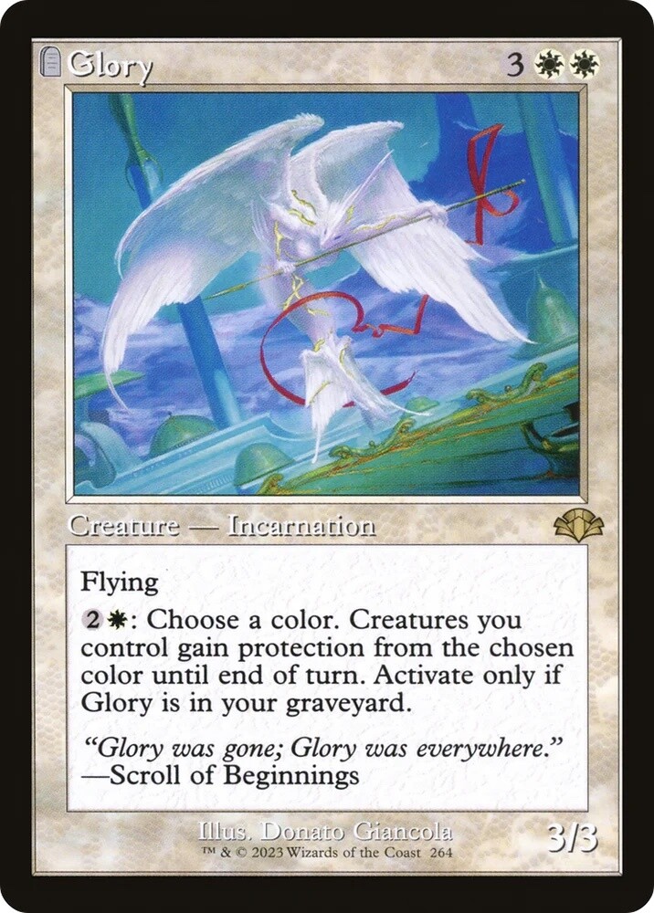 Glory - Artist Proof - Dominaria Remastered - Retro Frame