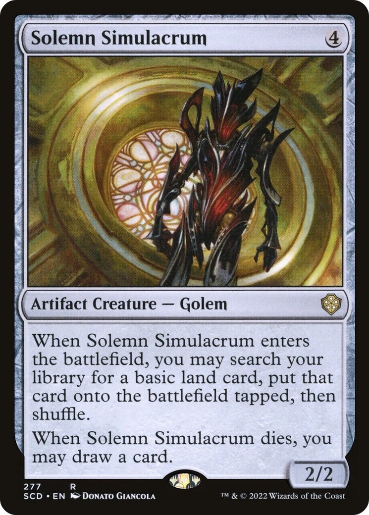 Solemn Simulacrum - Artist Proof - Starter Decks