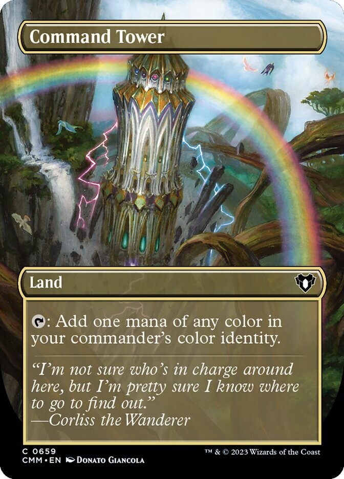 Command Tower - Artist Proof - Commander Masters 2023