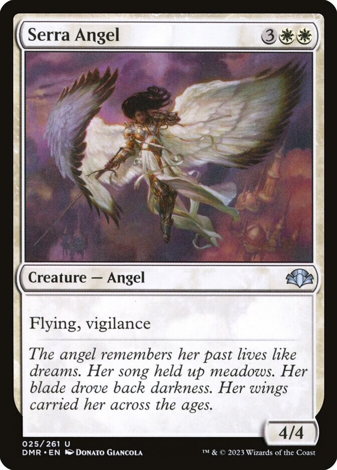 Serra Angel - Artist Proof - Dominaria Remastered