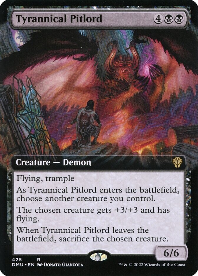 Tyrannical Pitlord - Artist Proof - Dominaria United-Extended Art