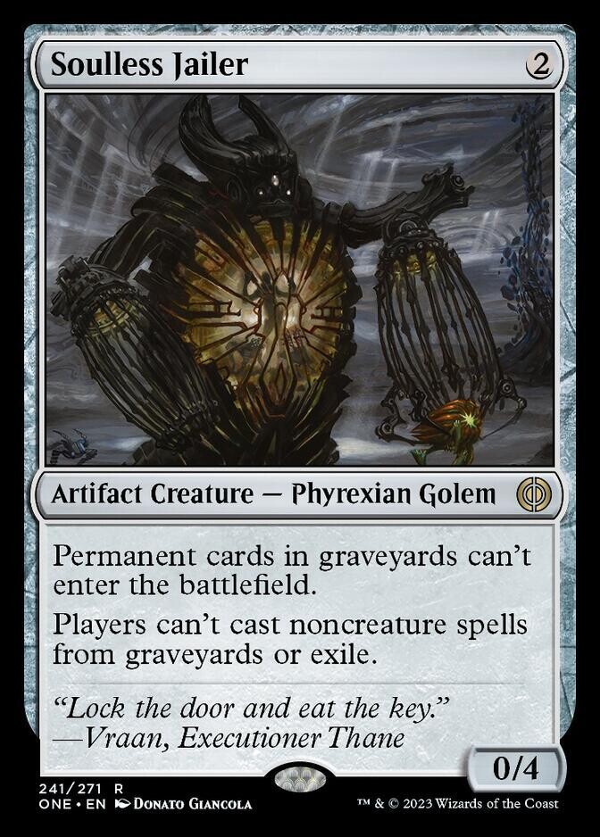 Soulless Jailer- Artist Proof - Phyrexia:All Will Be One