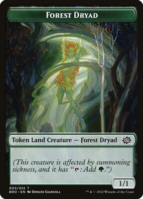 Forest Dryad - Artist Proof - Brothers&#39; War - Token