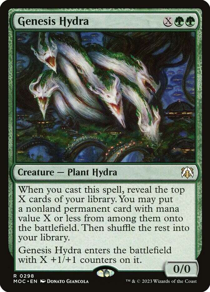 Genesis Hydra - Artist Proof - Phyrexia: March of the Machine Commander