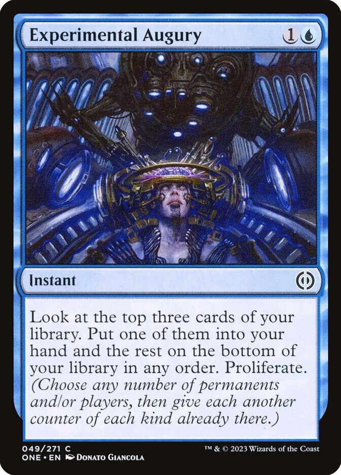 Experimental Augury- Artist Proof - Phyrexia:All Will Be One