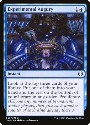 Experimental Augury- Artist Proof - Phyrexia:All Will Be One