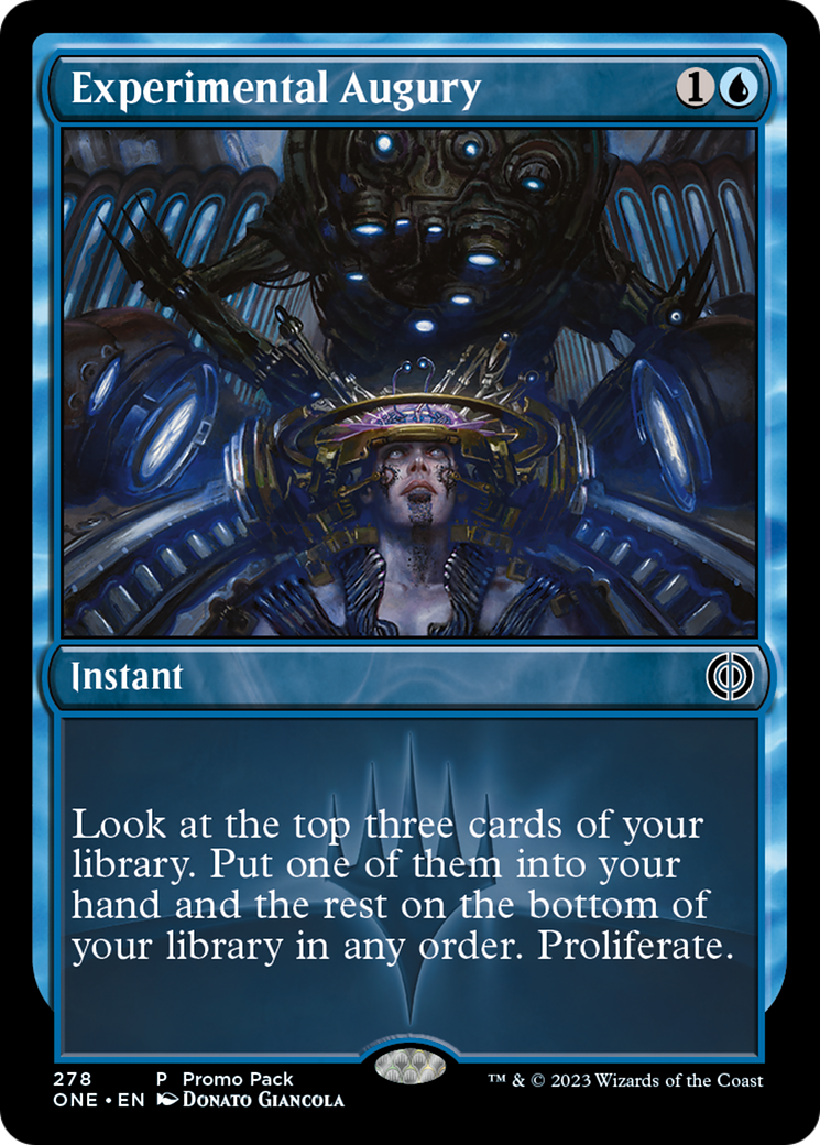 Experimental Augury- Artist Proof - Phyrexia:All Will Be One - Promo Pack