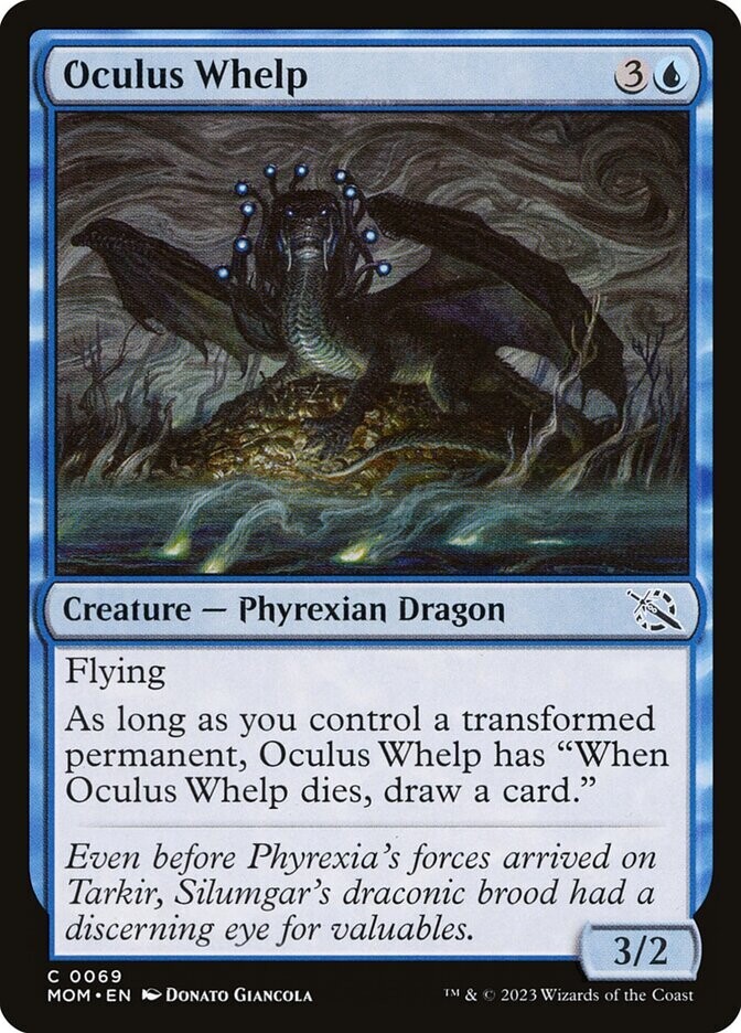 Oculus Whelp - Artist Proof - Phyrexia: March of the Machine