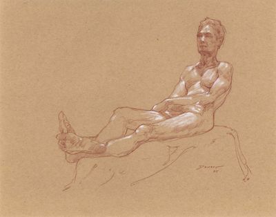 Life Drawing-2025-Mitch-reclining