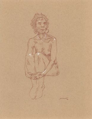 Life Drawing-2024-femalenude-seated