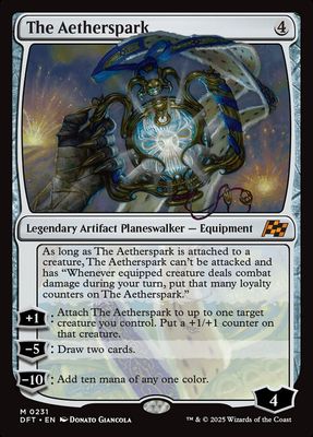 The Aetherspark - Artist Proof - FOIL -Aetherdrift