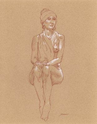Life Drawing-2025-female-seated