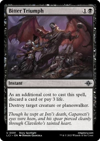 Bitter Triumph - Artist Proof - Lost Caverns of Ixalan