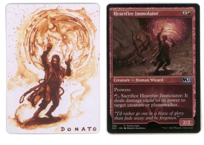 Magic Proof Micro Painting -Heartfire Immolator