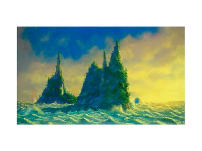 Island - Urza&#39;s Saga  - 3 - Approaching Storm