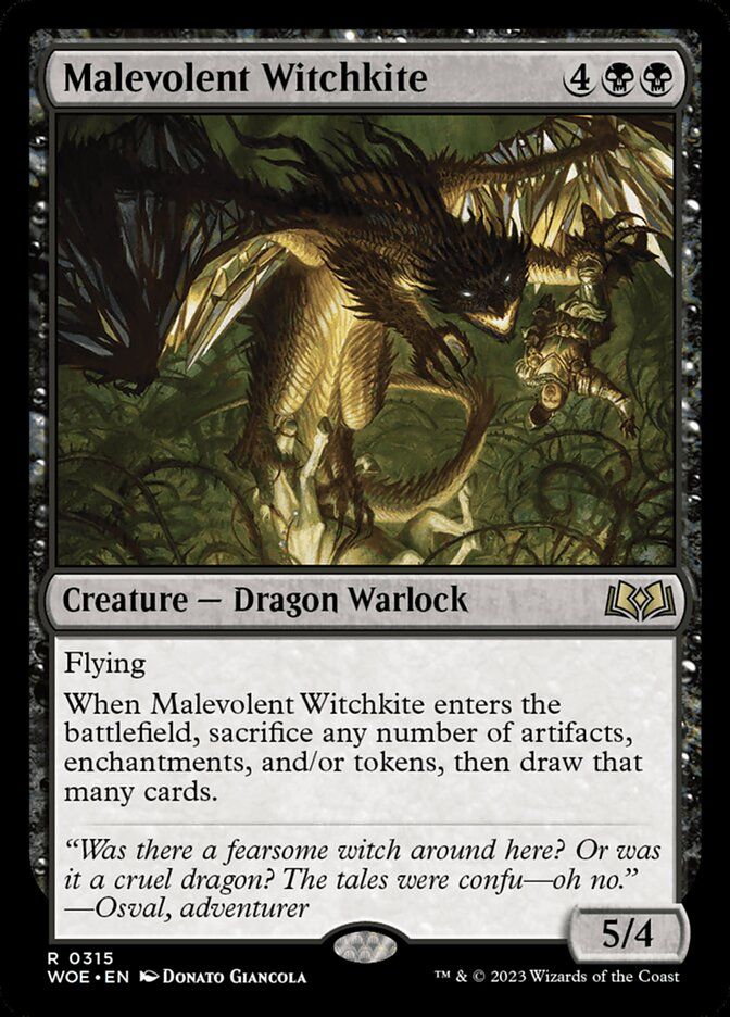 Malevolent Witchkite - Artist Proof