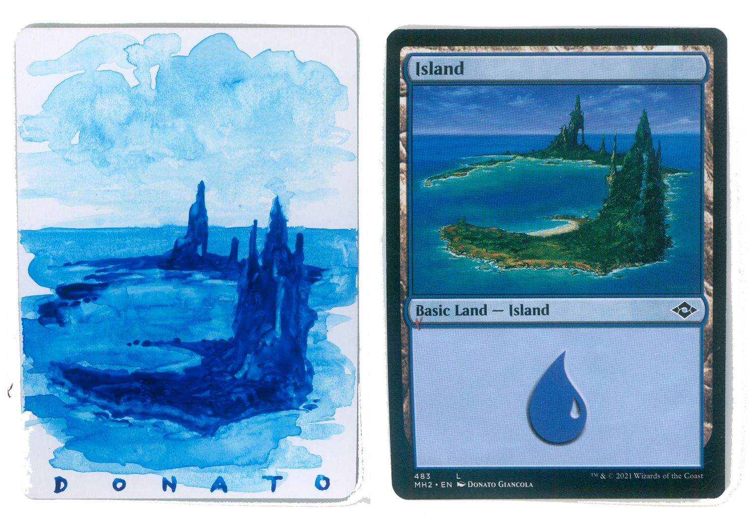 Magic Proof Micro Painting - Island