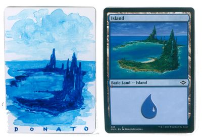 Magic Proof Micro Painting - Island