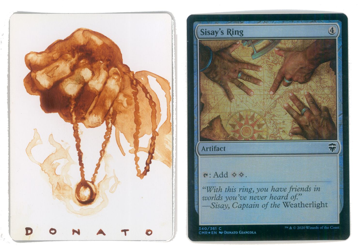 Magic Proof Micro Painting - Sisay's Ring