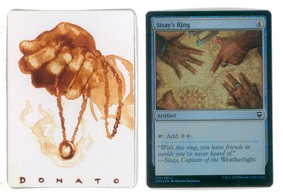 Magic Proof Micro Painting - Sisay's Ring