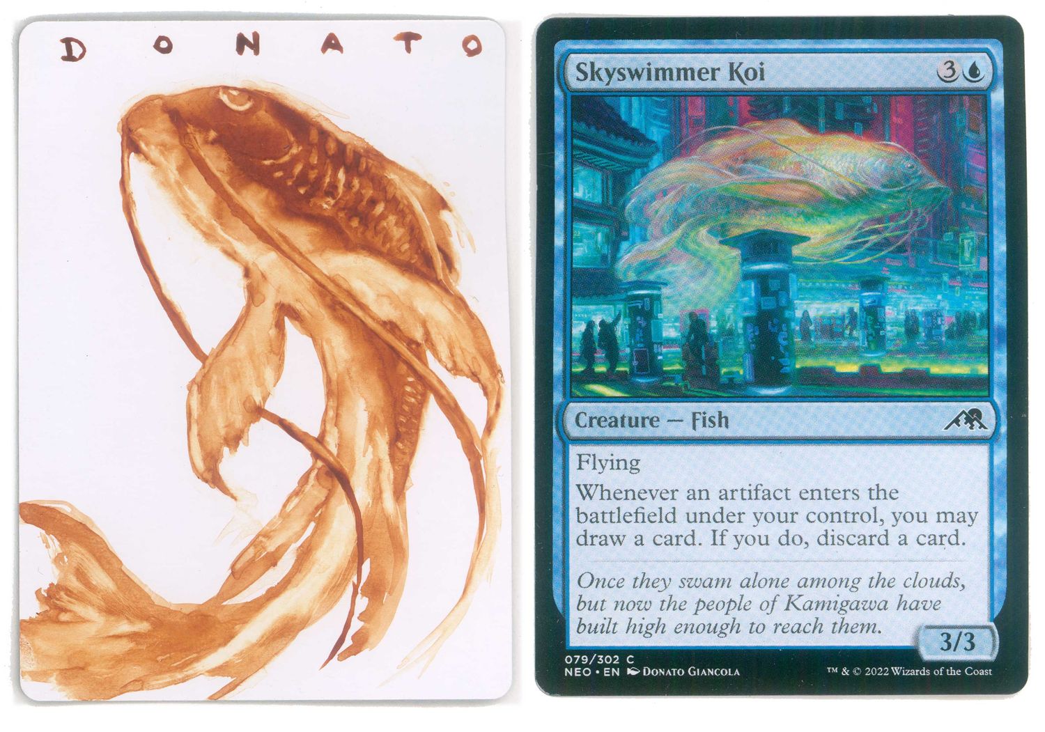 Magic Proof Micro Painting - Skyswimmer Koi