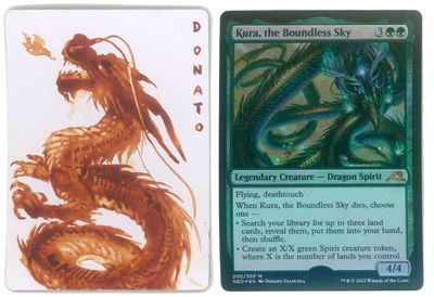 Magic Proof Micro Painting - Kura, the Boundless Sky - FOIL