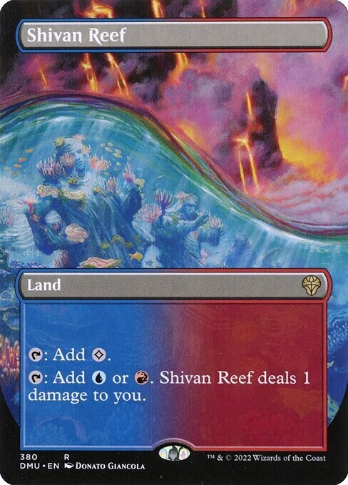 Shivan Reef - Artist Proof - Dominaria United - FOIL