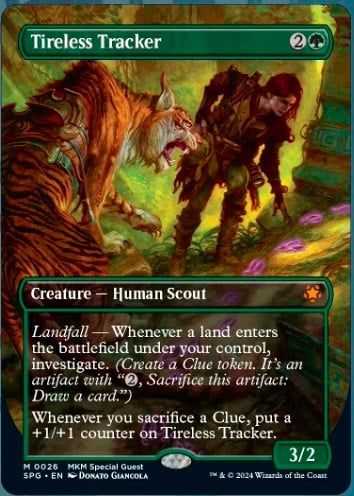 Tireless Tracker - Artist Proof - Murders at Karlov Manor - Special Guests - FOIL