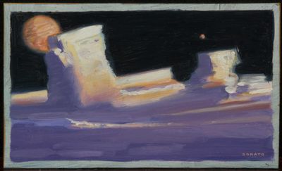 Europa -Ridgelight, Moon of Jupiter - Study