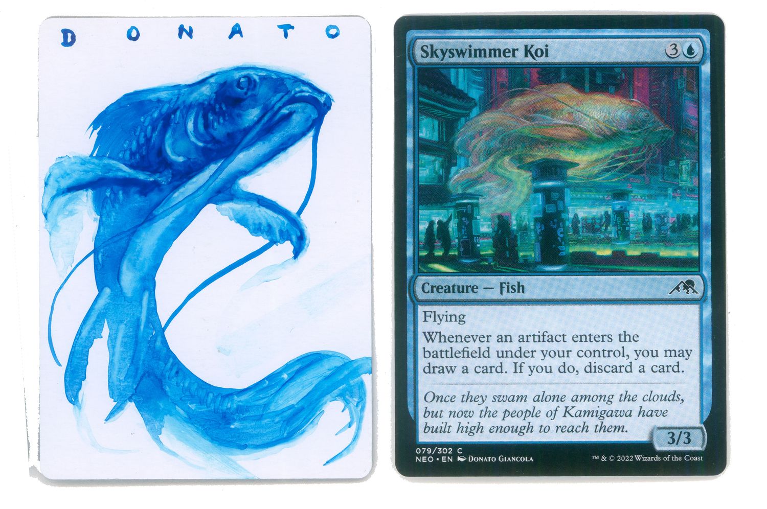 Magic Proof Micro Painting - Skyswimmer Koi