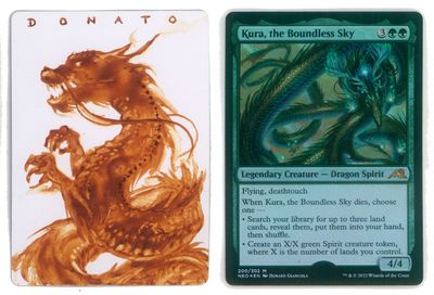 Magic Proof Micro Painting - Kura, the Boundless Sky - FOIL