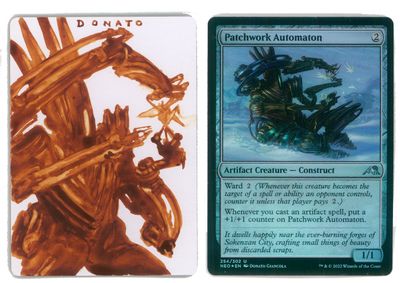 Magic Proof Micro Painting - Patchwork Automaton - Foil