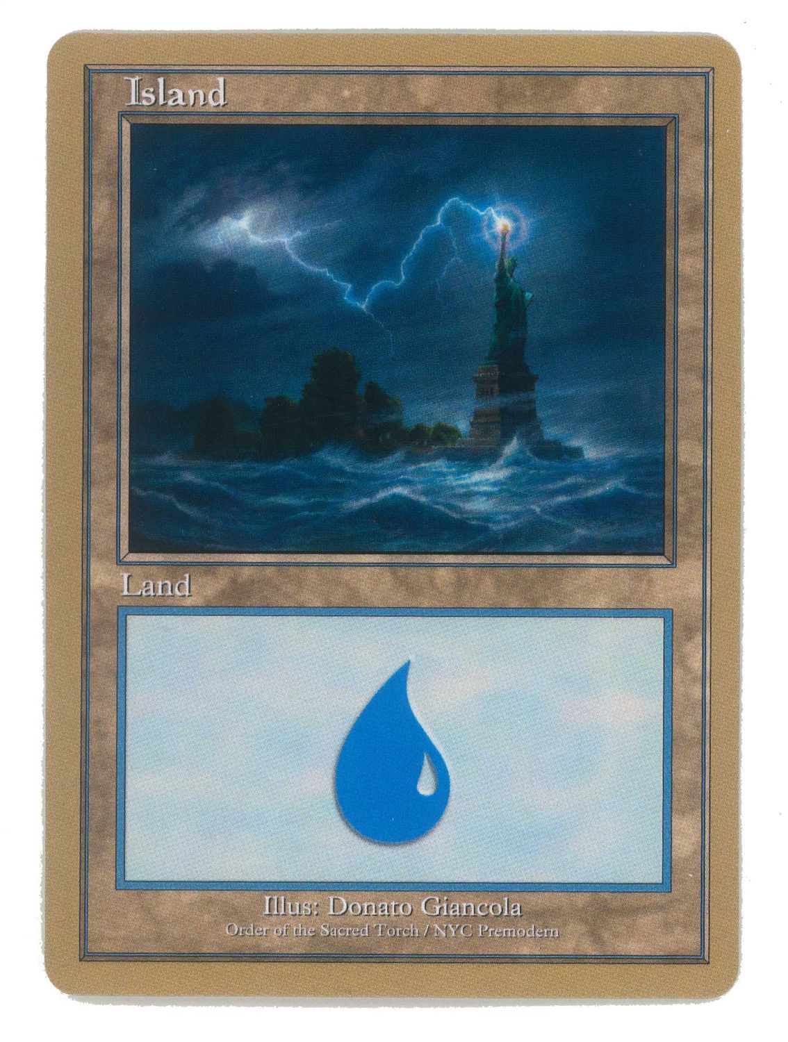 New York City Lands - Artist Proof Set - gold border - mana