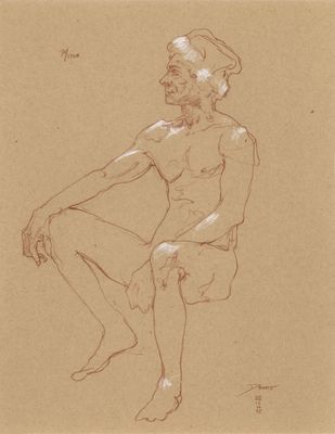 Life Drawing-2025-Mitch-seated
