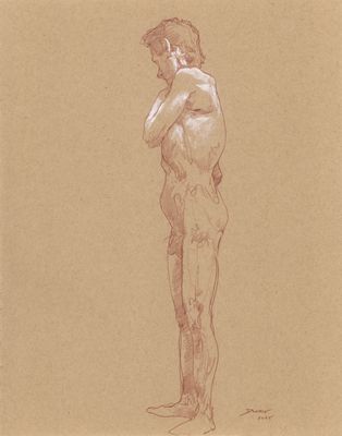 Life Drawing-2025-Mitch-fullfigure