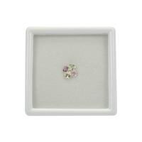 .72ct multi-color Sapphire Heart 4x4 mm (H)