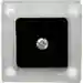 Clear Acrylic Magnetic Gem Holder with Reversible Black/White Insert
