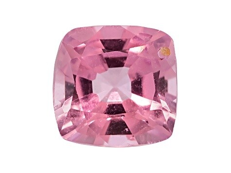 Pink Spinel 5.5mm Square Cushion Mixed Step Cut .80ct No treatment Origin Myanmar