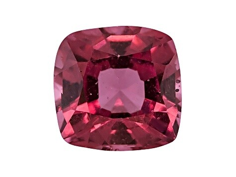 Red Spinel 5mm Square Cushion Mixed Step Cut .60ct No treatment Origin Myanmar