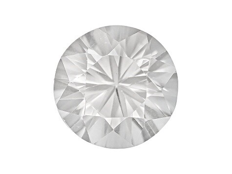 White Zircon 7.5mm Round Diamond Cut 2.00ct (N) Heated Origin Tanzania