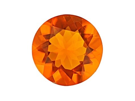 Mexican Fire Opal 7mm Round 0.75ct untreated Origin Mexico
