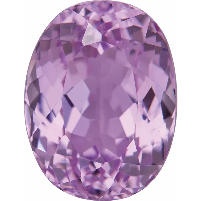 9x7 mm Oval Faceted AA Natural Kunzite