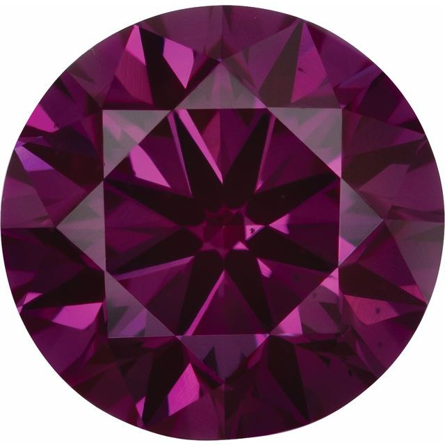 4 mm SI Purple Round Diamond