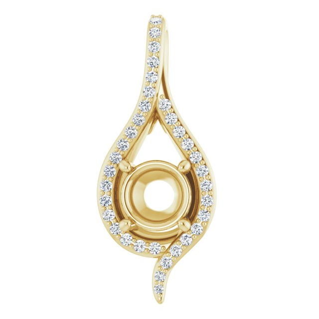 Customizable  Diamond Pendant
