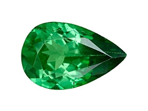 Tsavorite Garnet 8x5mm Pear Shape 0.75ct (N) Mixed Cuts Origin Tanzania