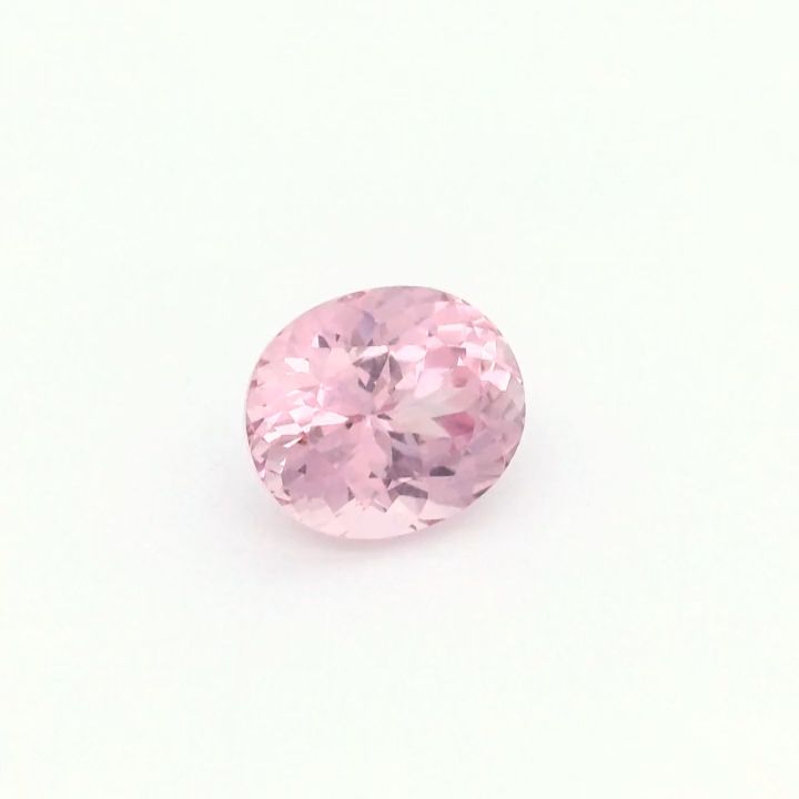 7.1 x 6.09 mm Oval  Pink Zoisite Gemstone